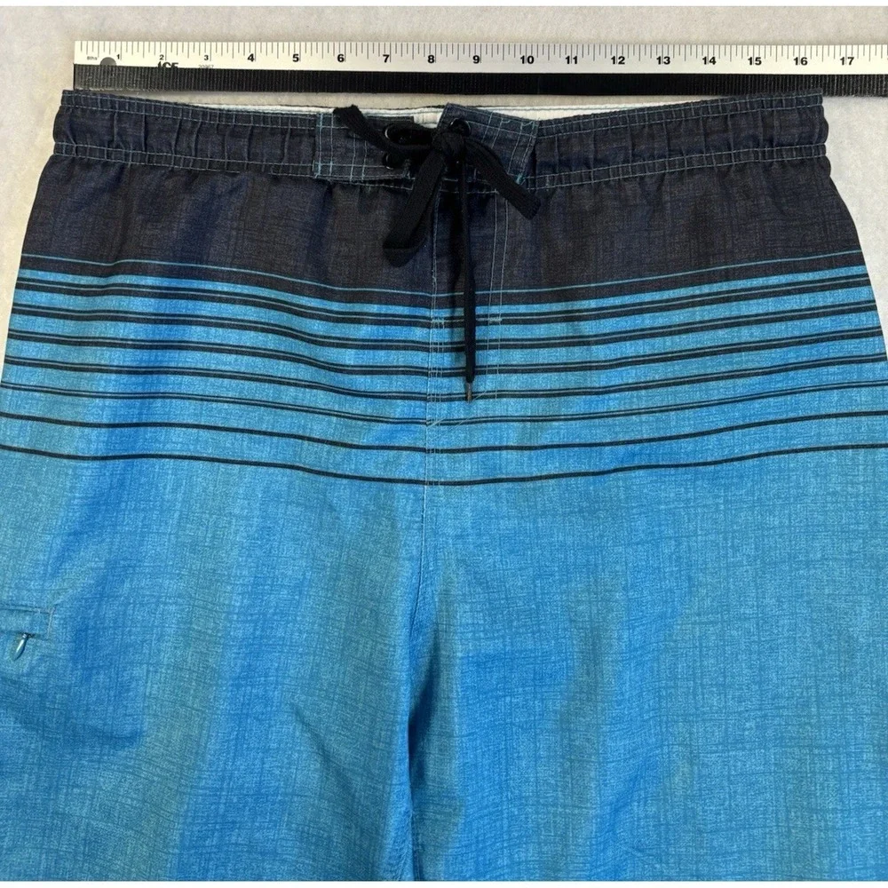 Burnside Men's S Teal Swim Trunks Board Shorts Beach Surf Resort Vacation Travel